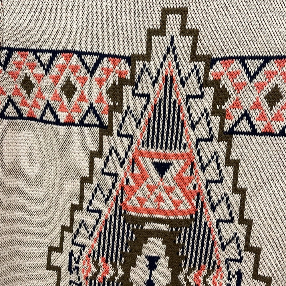 Utility Vest With Patterned Back- Size Medium - image 4